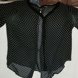 Torrid size 1 front and back button down